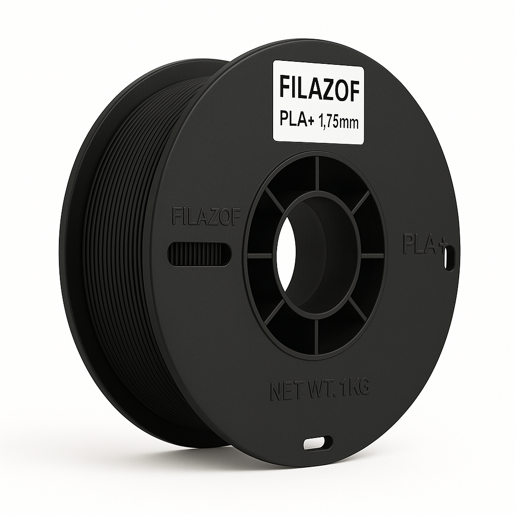 Filazof Siyah Filament PLA+ 1.75mm 1 KG